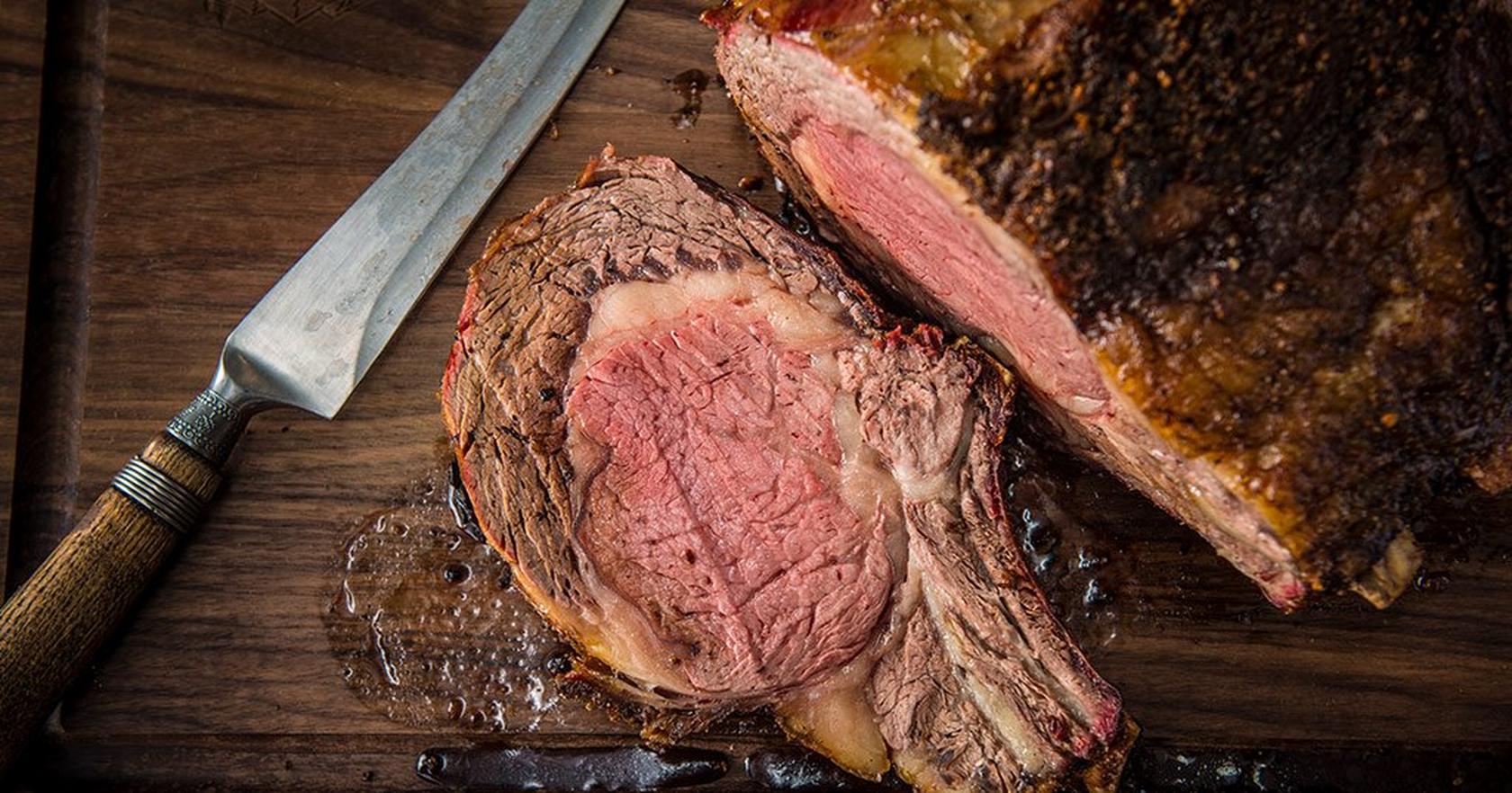 image of Prime Rib on the Traeger