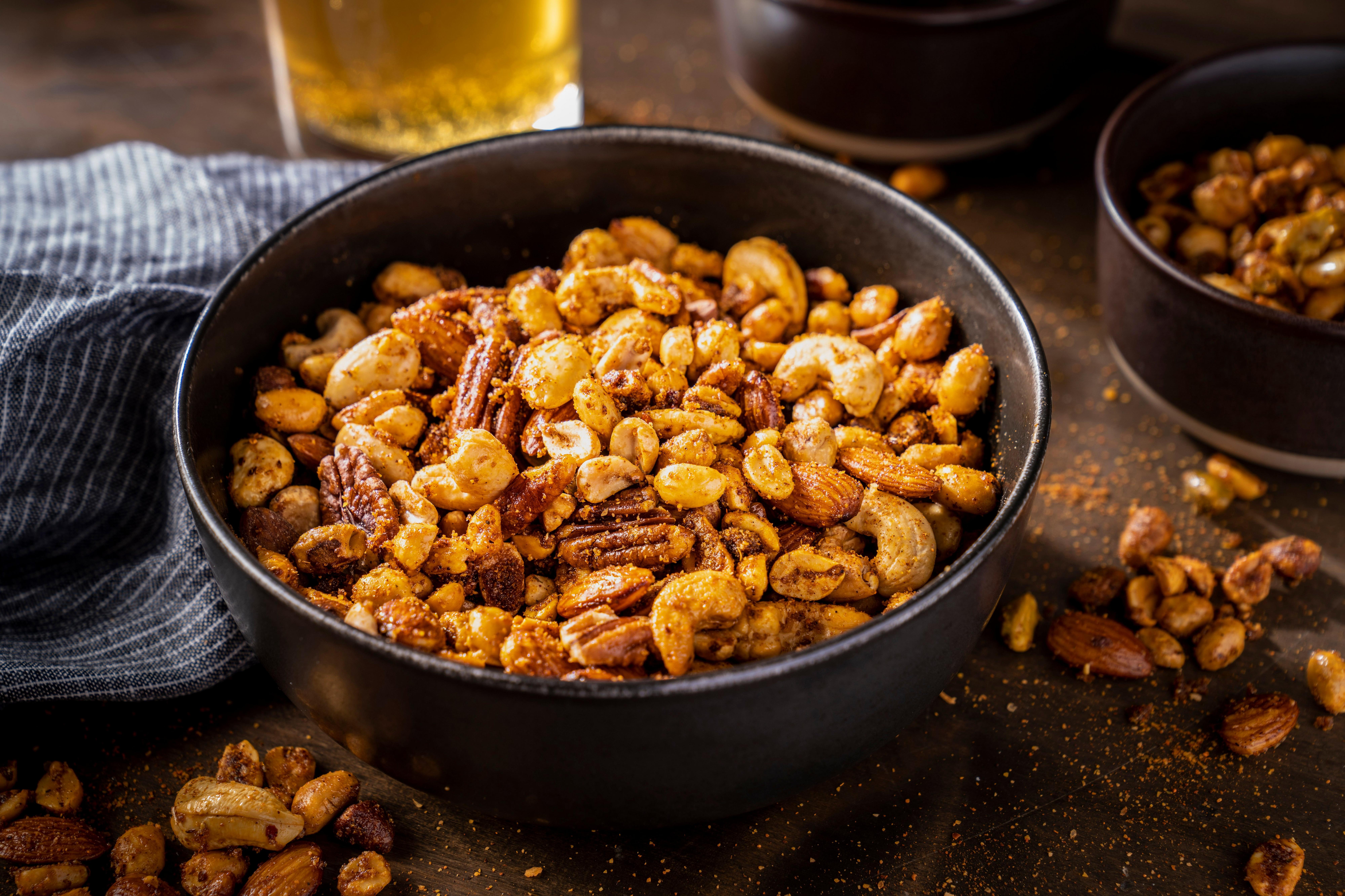 Sweet n’ Spicy Roasted Nuts Recipe Traeger Grills