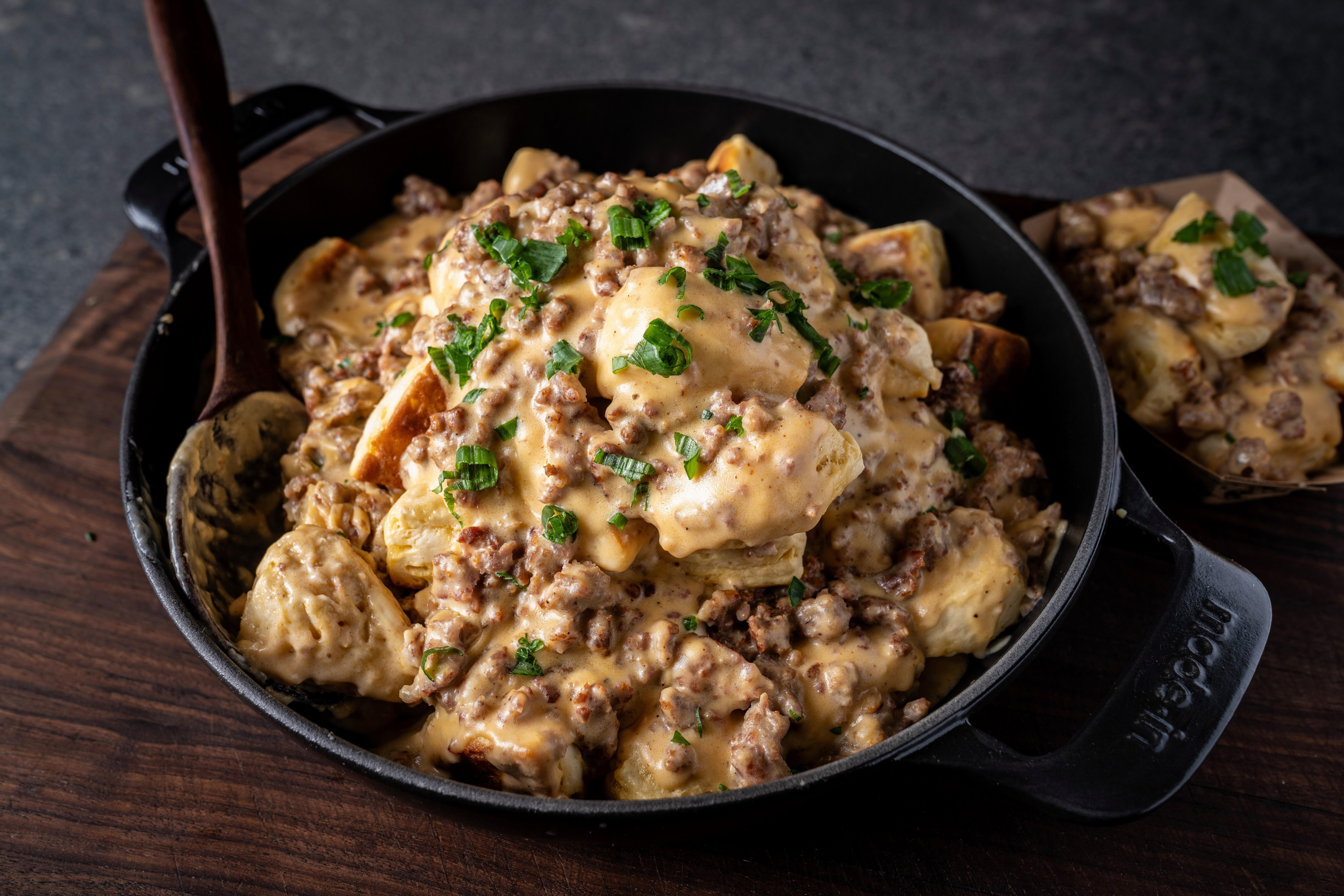 Chorizo Biscuits and Gravy - Traeger Grills