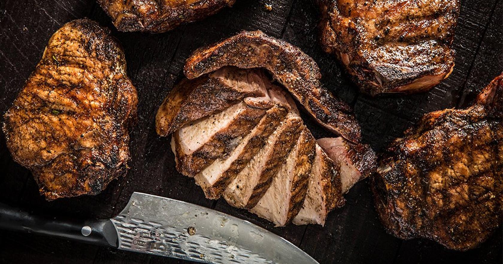 image of Grilled Thick-Cut Pork Chops