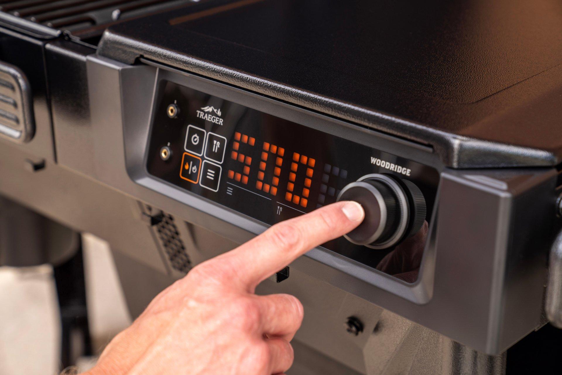 Traeger 烤炉设置温度界面