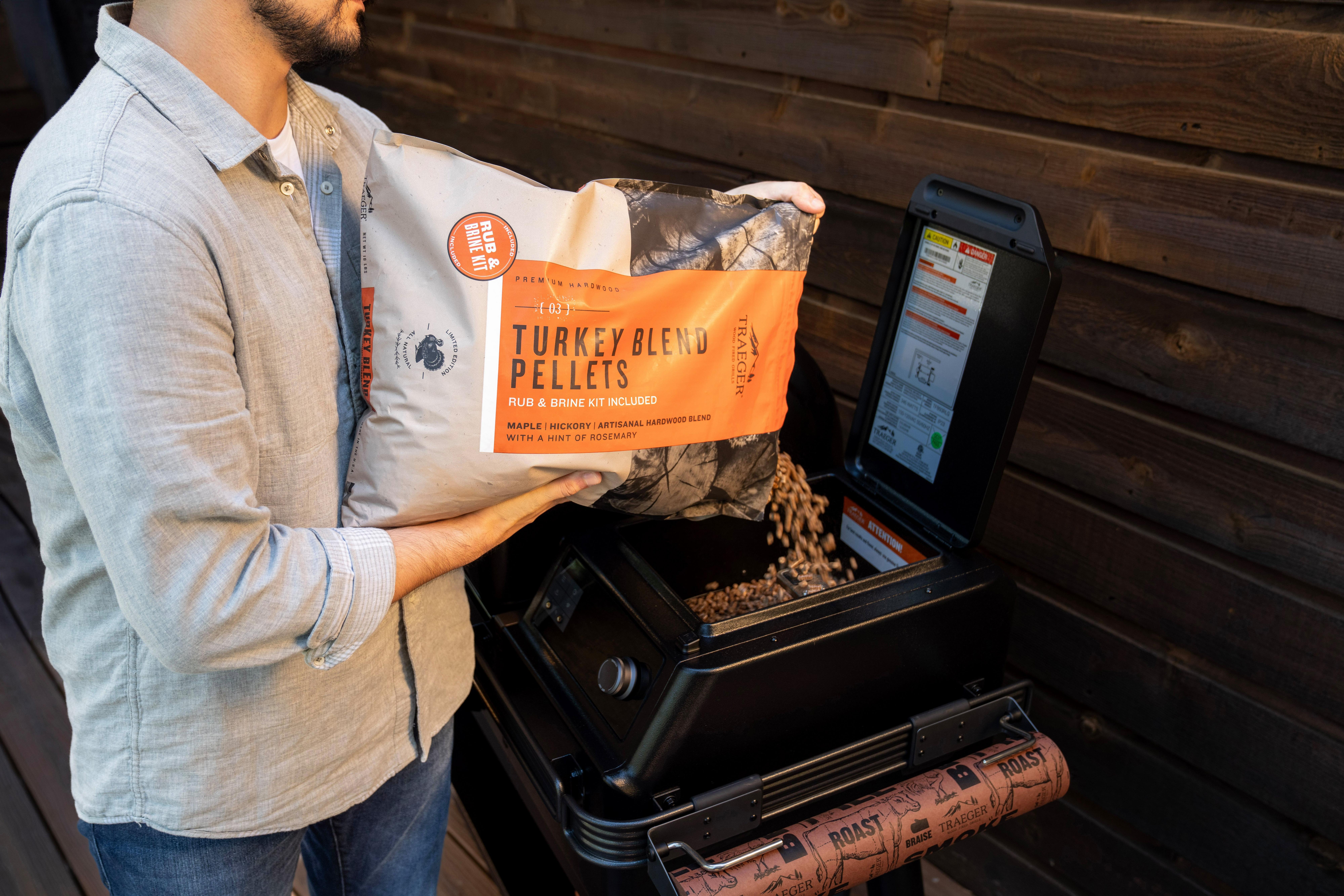 what traeger pellets for turkey