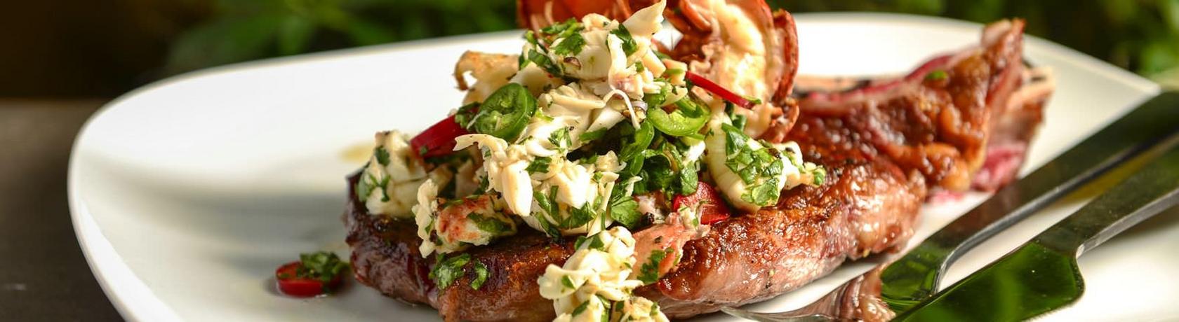 image of Sweetheart Steak with Lobster Ceviche
