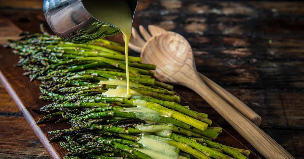 Grilled Asparagus and Hollandaise Sauce Traeger Grills