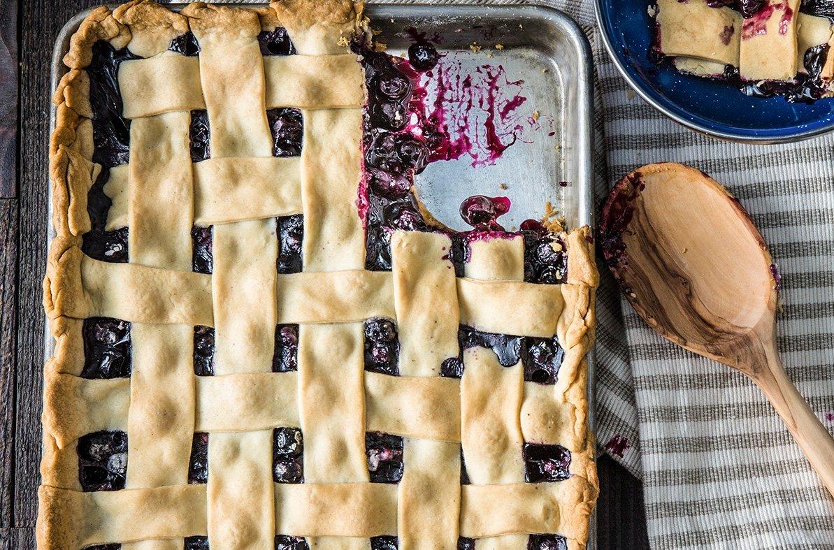 Baked Blueberry Slab Pie Recipe | Traeger Grills
