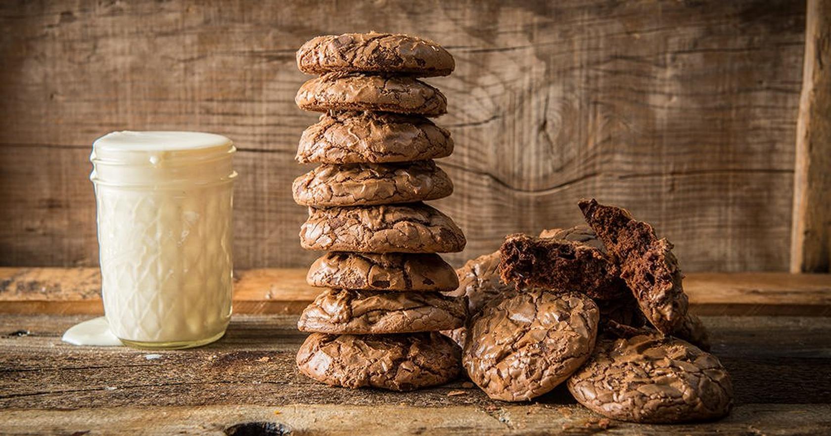 image of Baked Chocolate Brownie Cookies