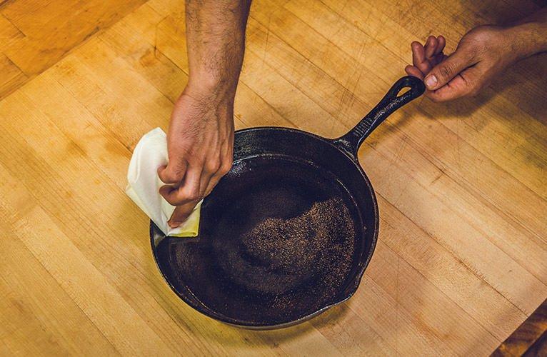 Seasoning a Cast Iron Skillet Traeger Grills