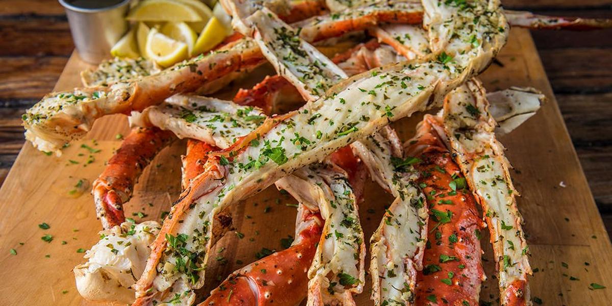 Grilled Crab Legs With Herb Butter Recipe Traeger Grills