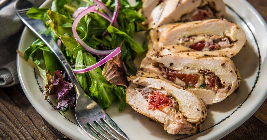 Roasted Prosciutto Stuffed Chicken Recipe Traeger Grills