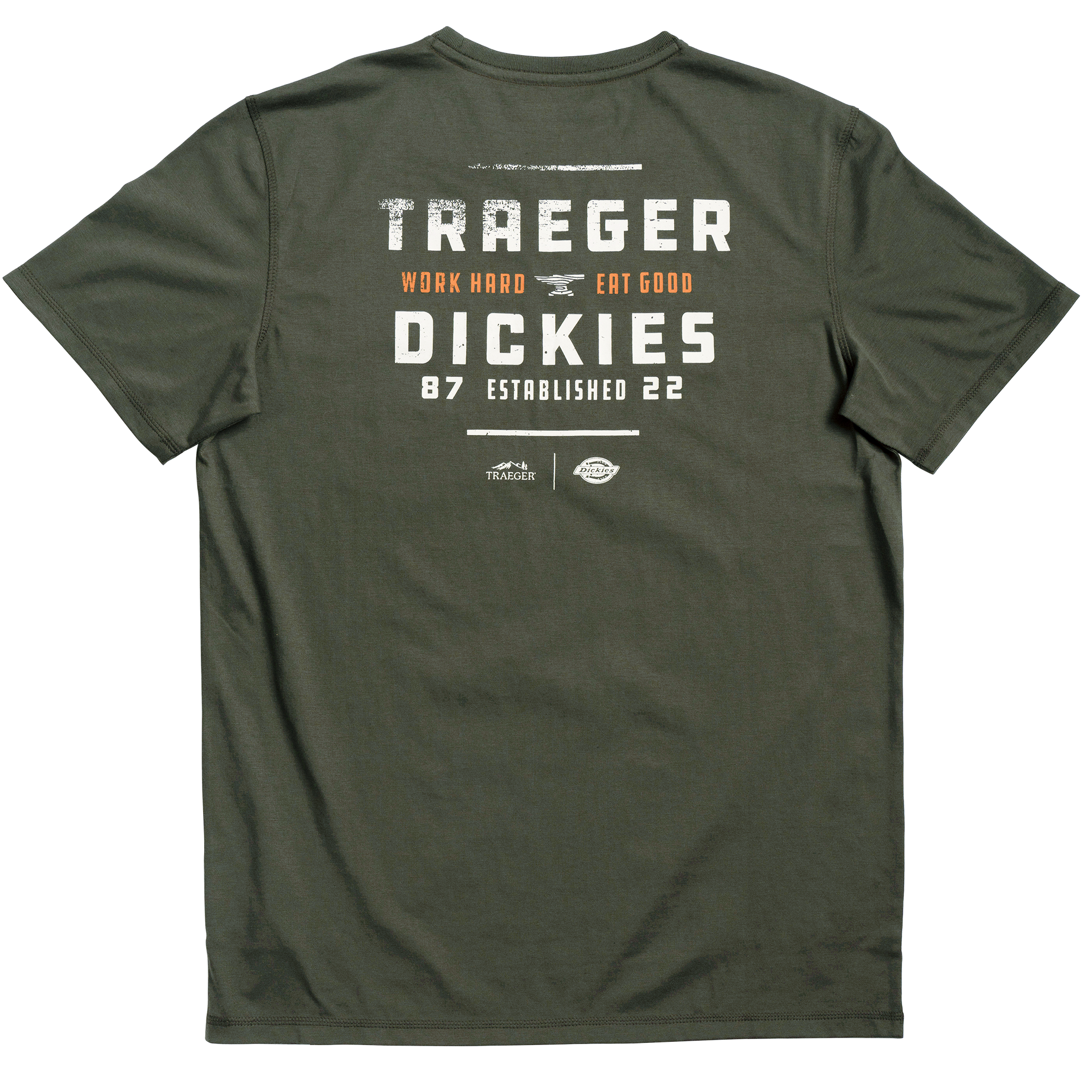 Traeger x Dickies Ultimate Grilling T-Shirt - Moss