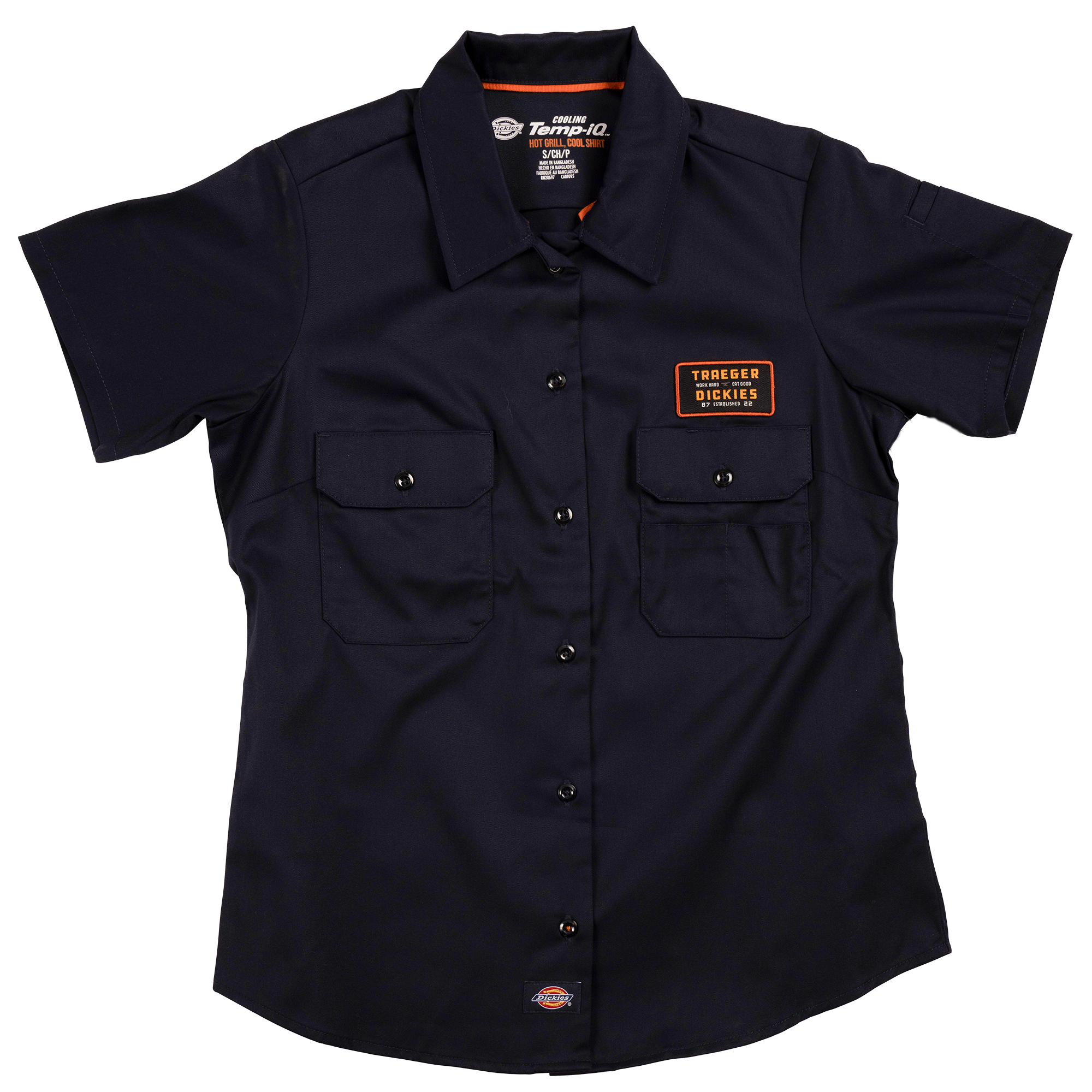 Traeger x Dickies Women's Ultimate Grilling Shirt - Dark Navy