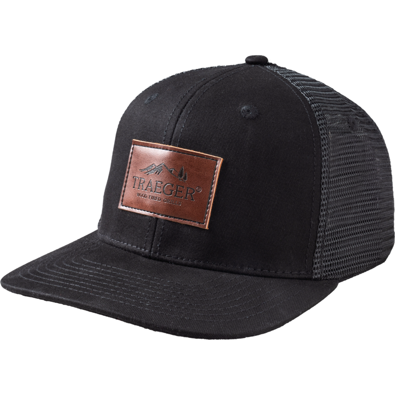 Traeger Leather Patch Trucker Hat