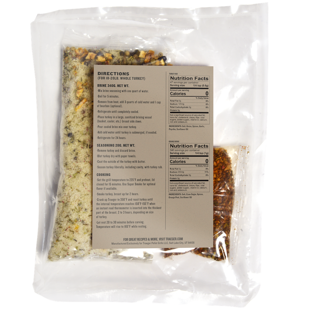 what traeger pellets for turkey