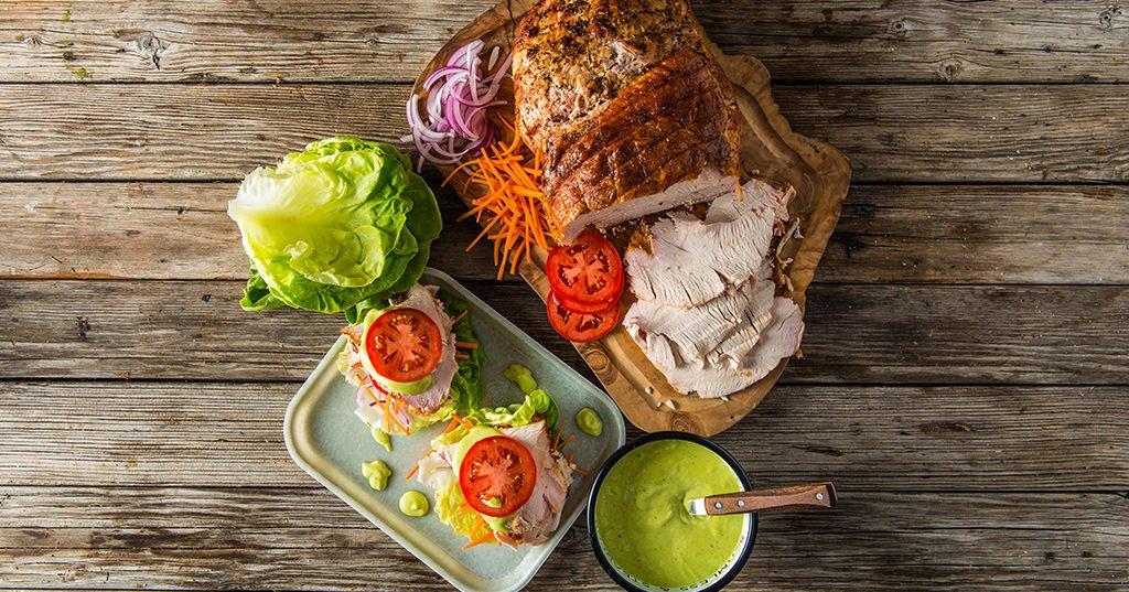 Smoked Turkey Lettuce Wraps Recipe | Traeger Grills
