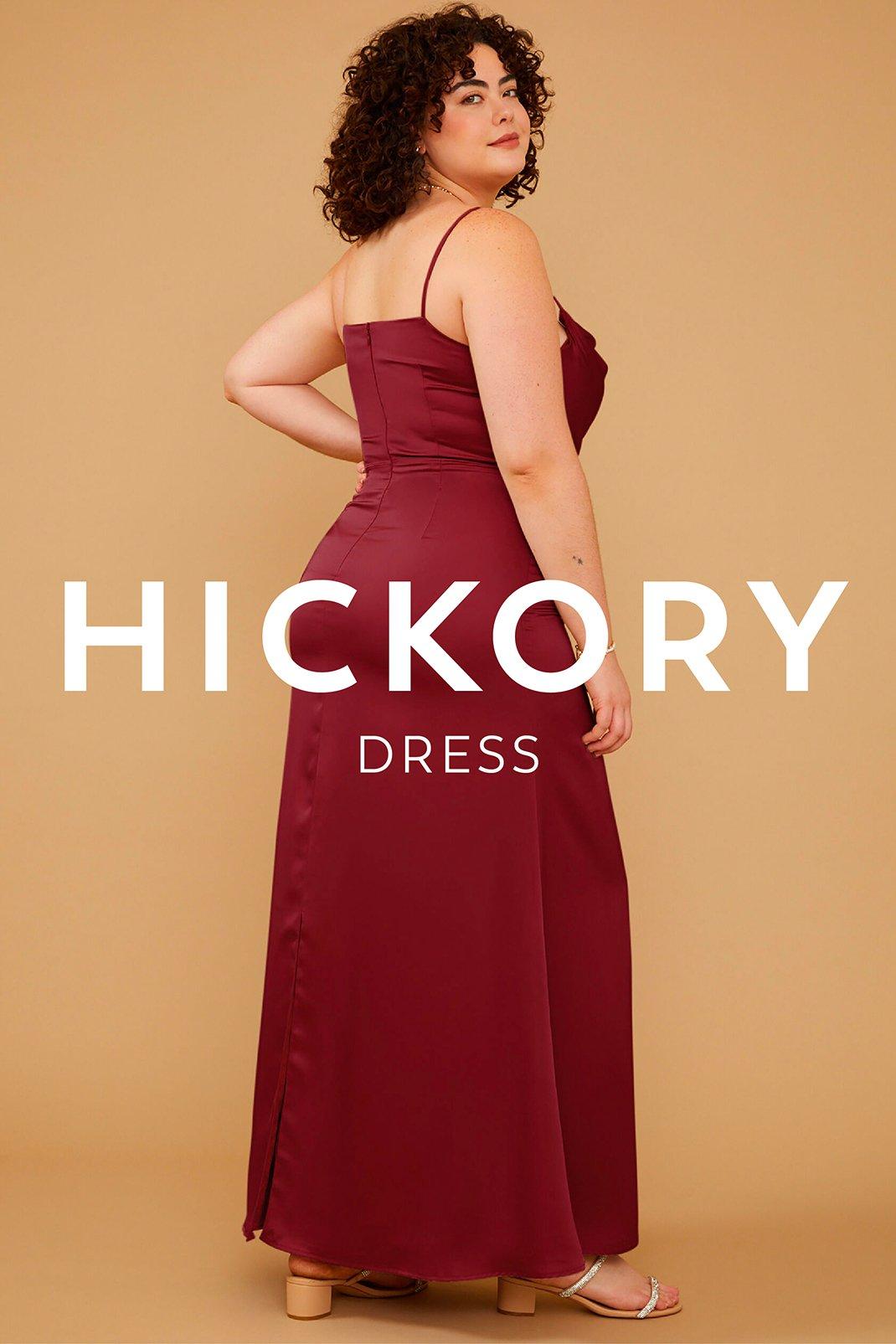 Vow'd Weddings Hickory Dress in Merlot Red