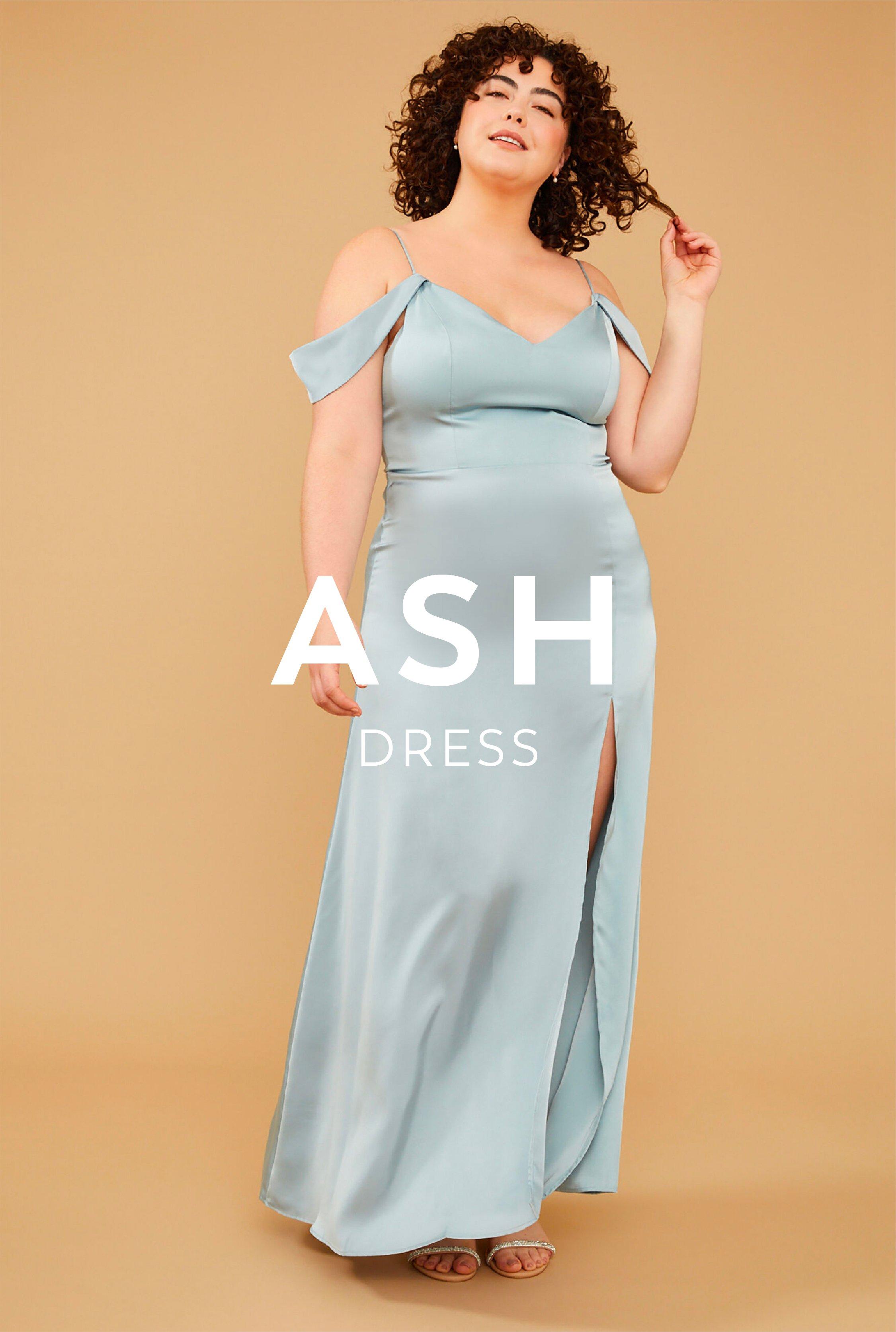 Vow'd Weddings Ash Dress in Fog Blue