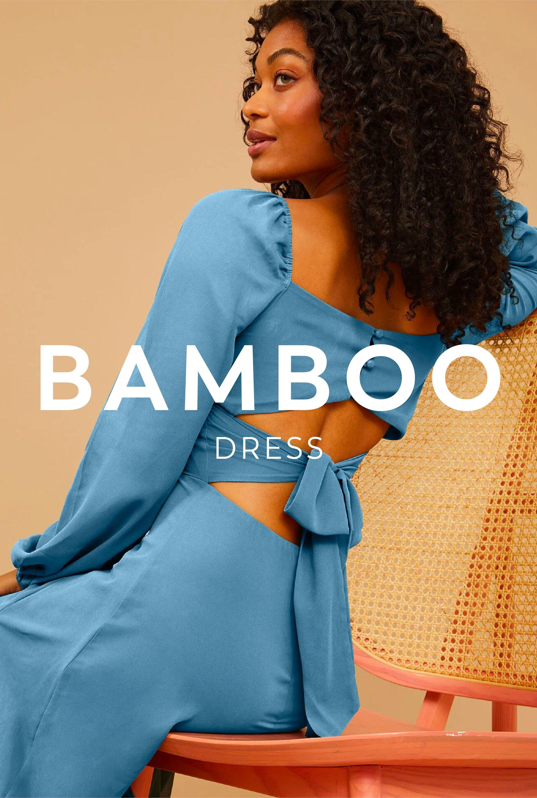 Vow'd Weddings Bamboo Dress in Chambray Blue