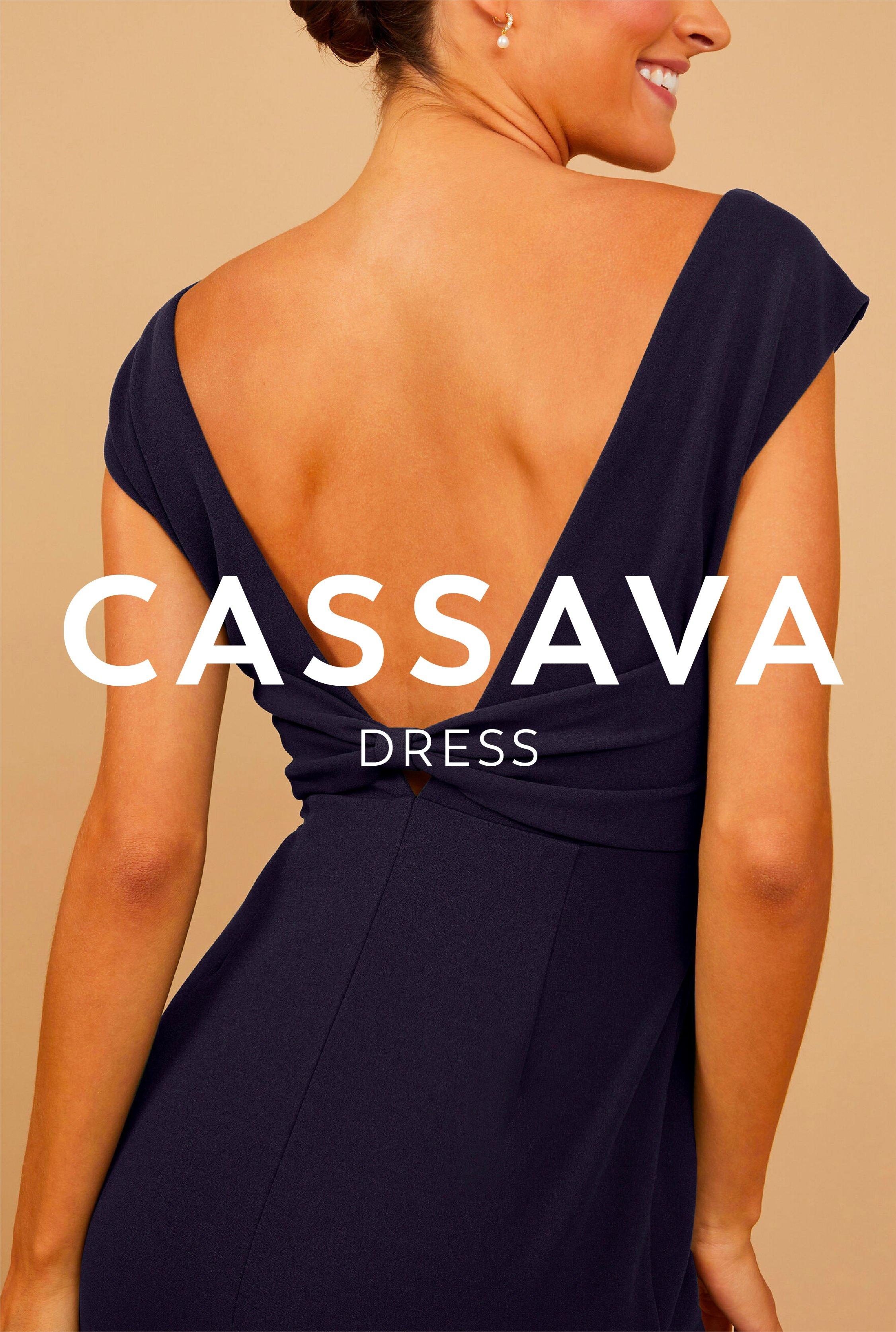 Vow'd Weddings Cassava Dress in Midnight Blue
