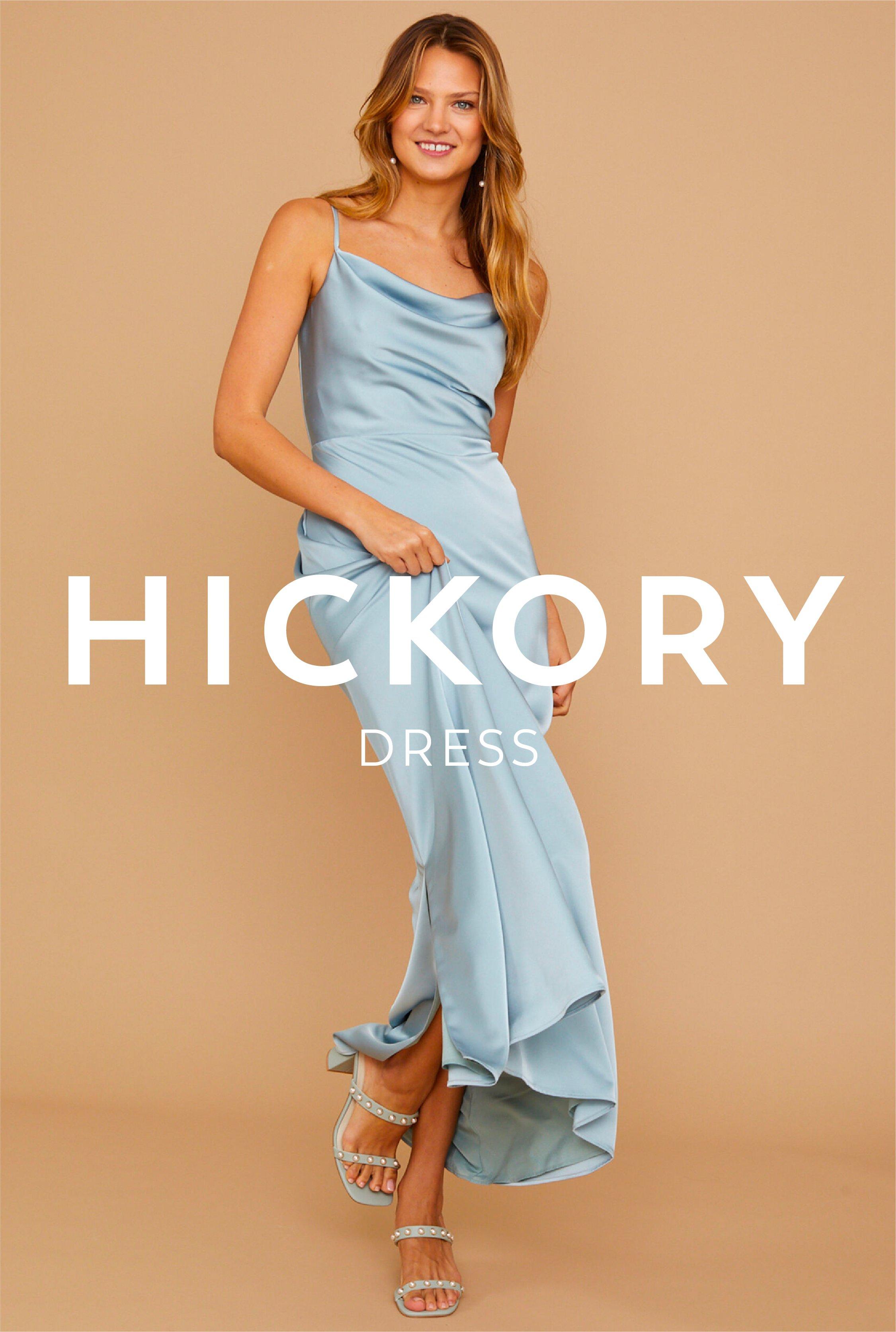 Vow'd Weddings Hickory Dress in Fog Blue