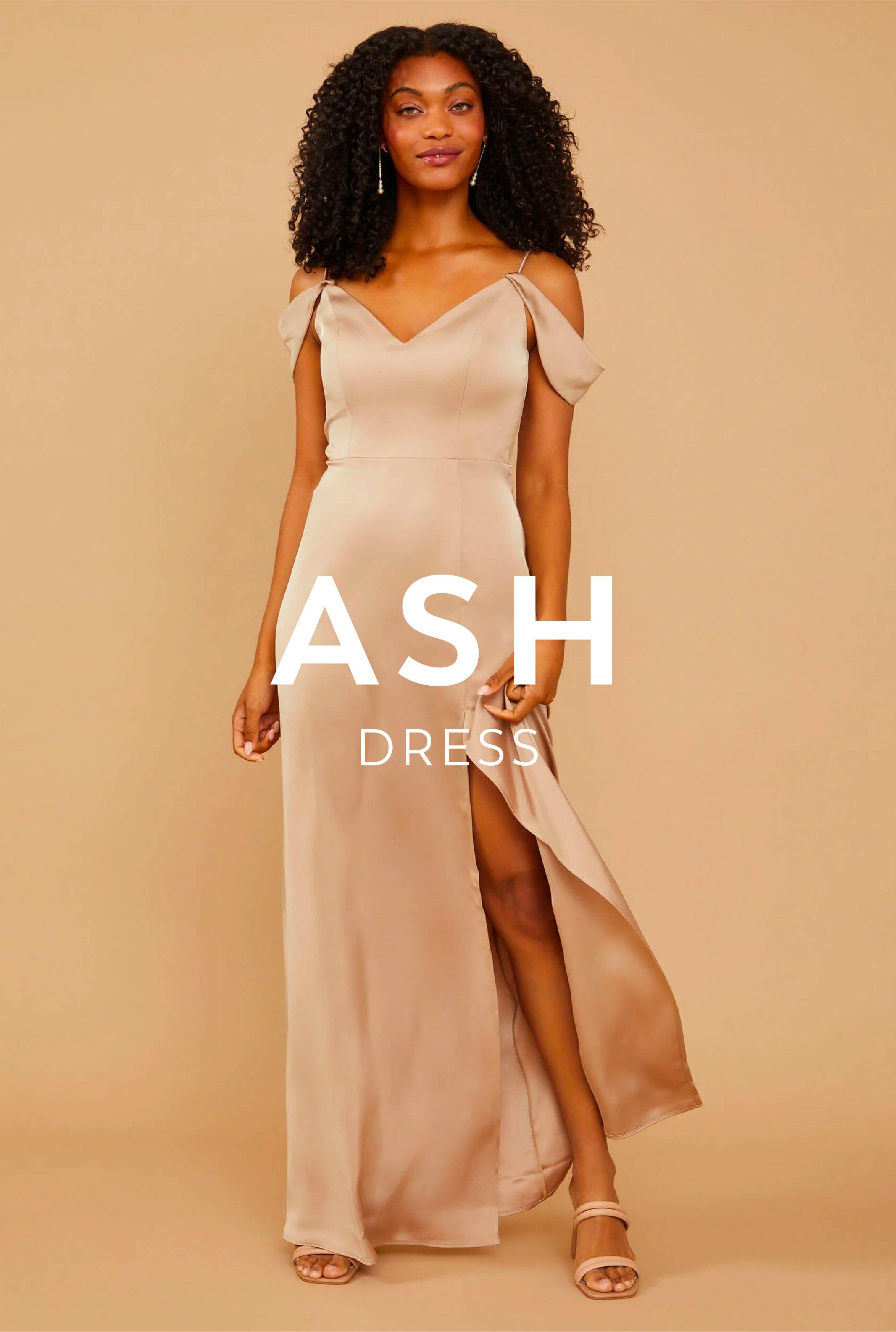 Vow'd Weddings Ash Dress in Champagne