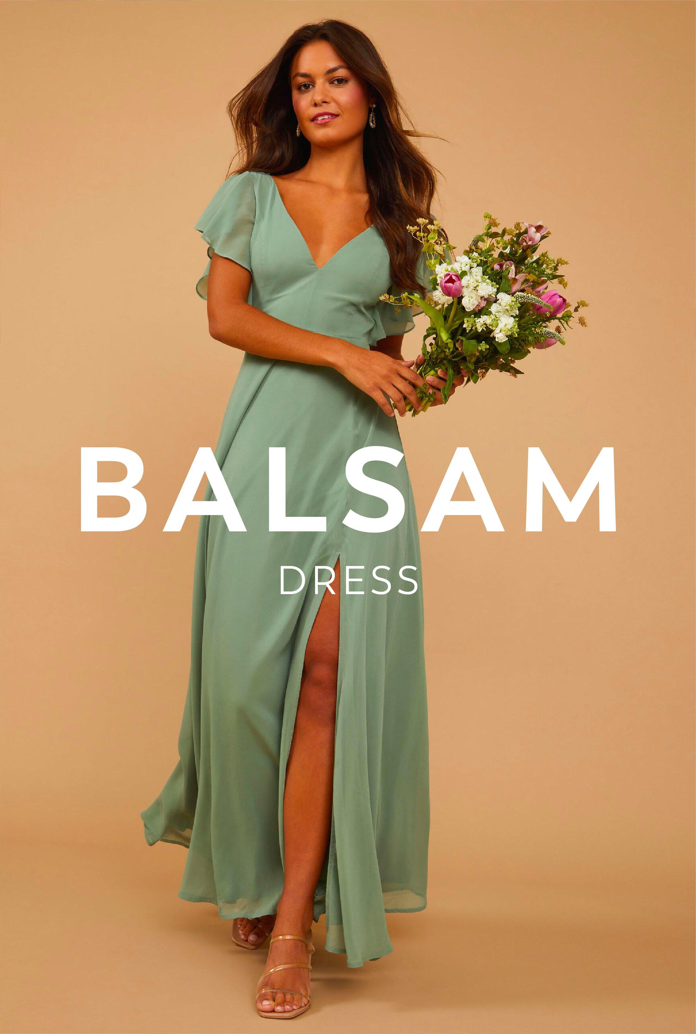 Vow'd Weddings Balsam Dress in Sea Green