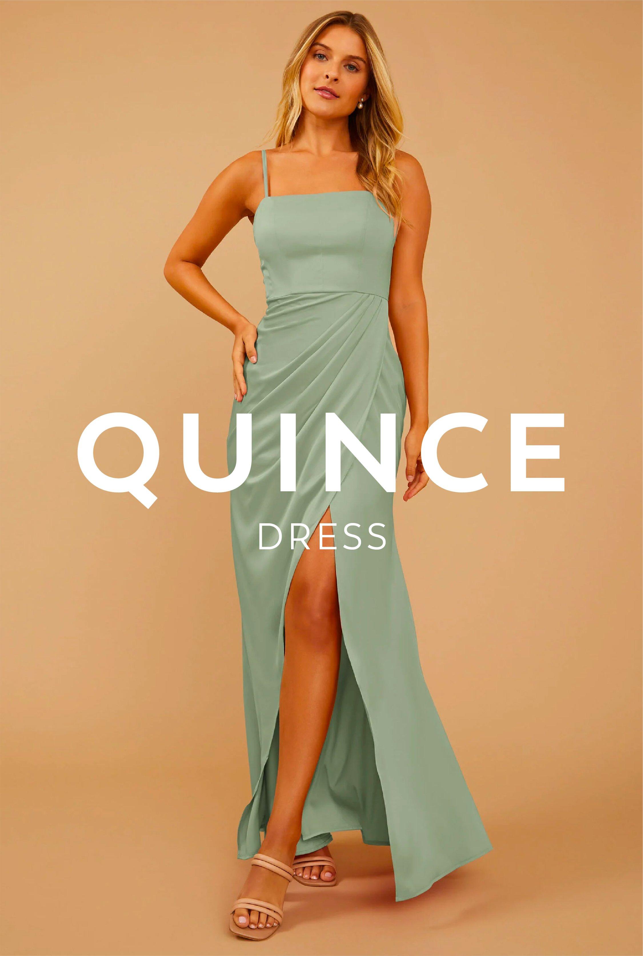 Vow'd Weddings Quince Dress in Dusty Sage Green