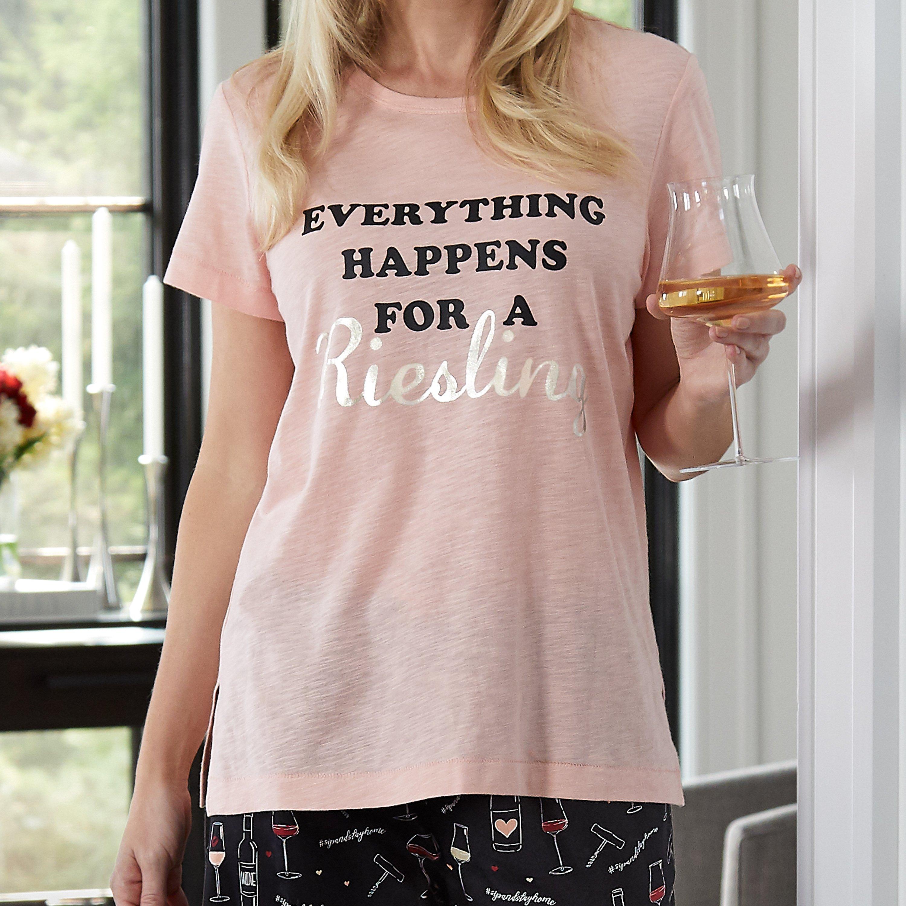 everything happens for a riesling shirt