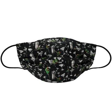 Nicole Miller Martini and Olives Print Face Mask