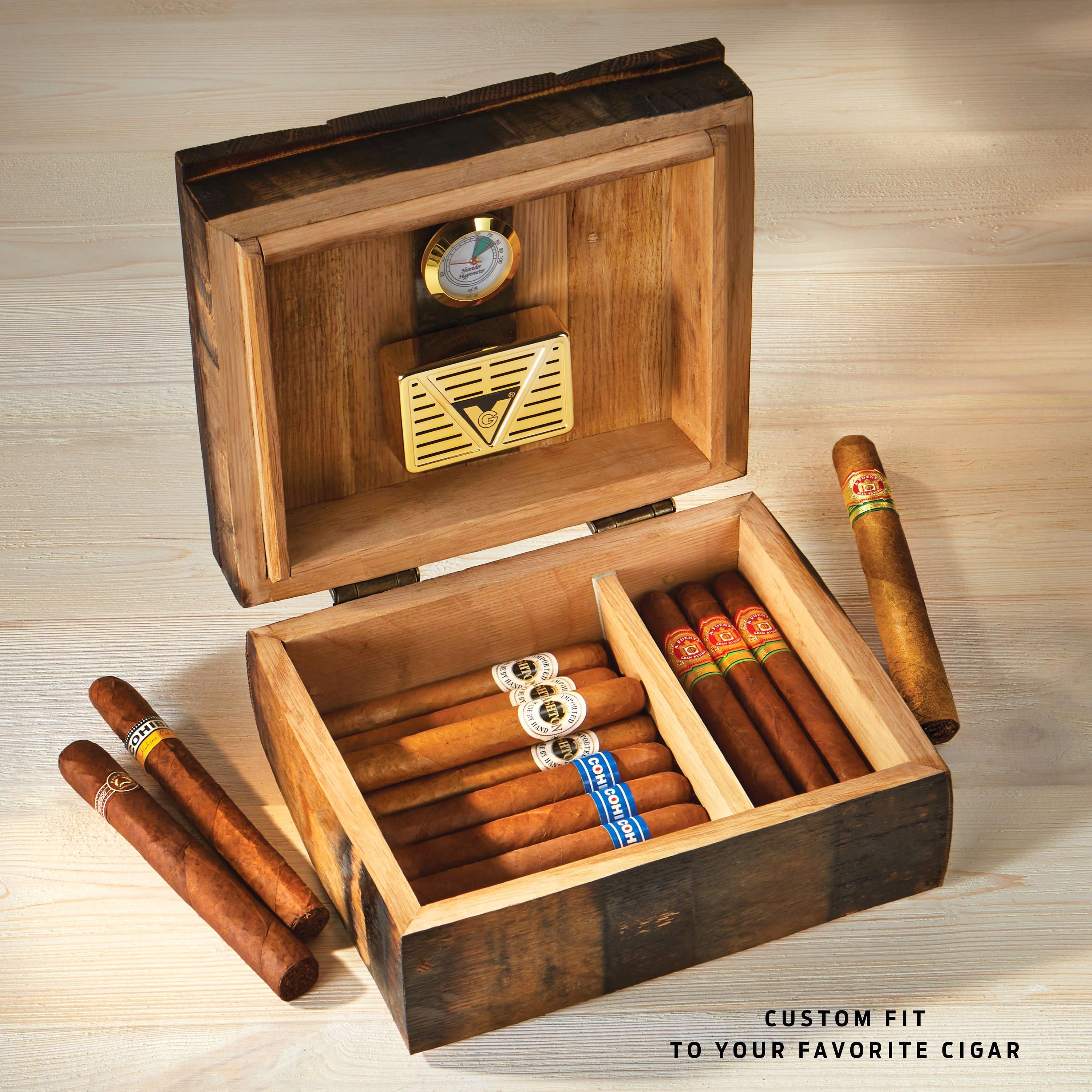 Personalized Cigar Humidor - Humidor Cigar Box - Cigar Box Vintage ...