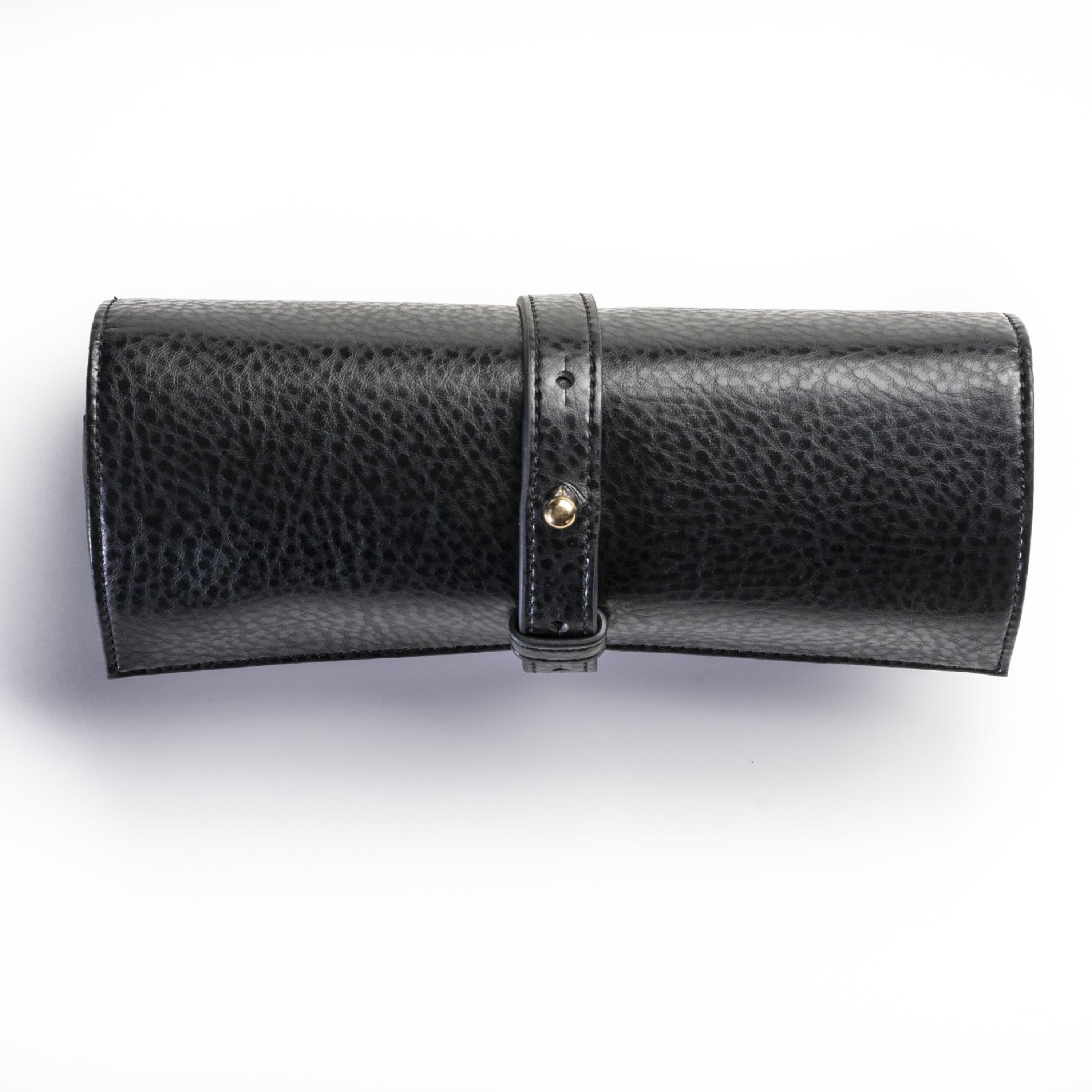 Black selling Leather Apothacary Case