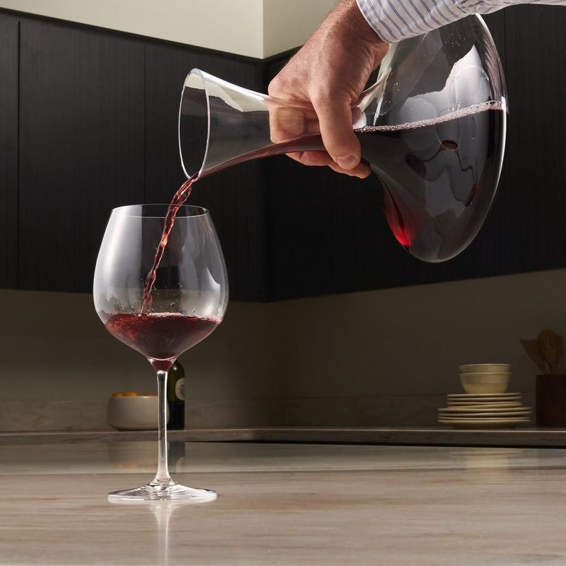 Wine Enthusiast Lead-Free Crystal Vivid Wine Decanter 750 ml 