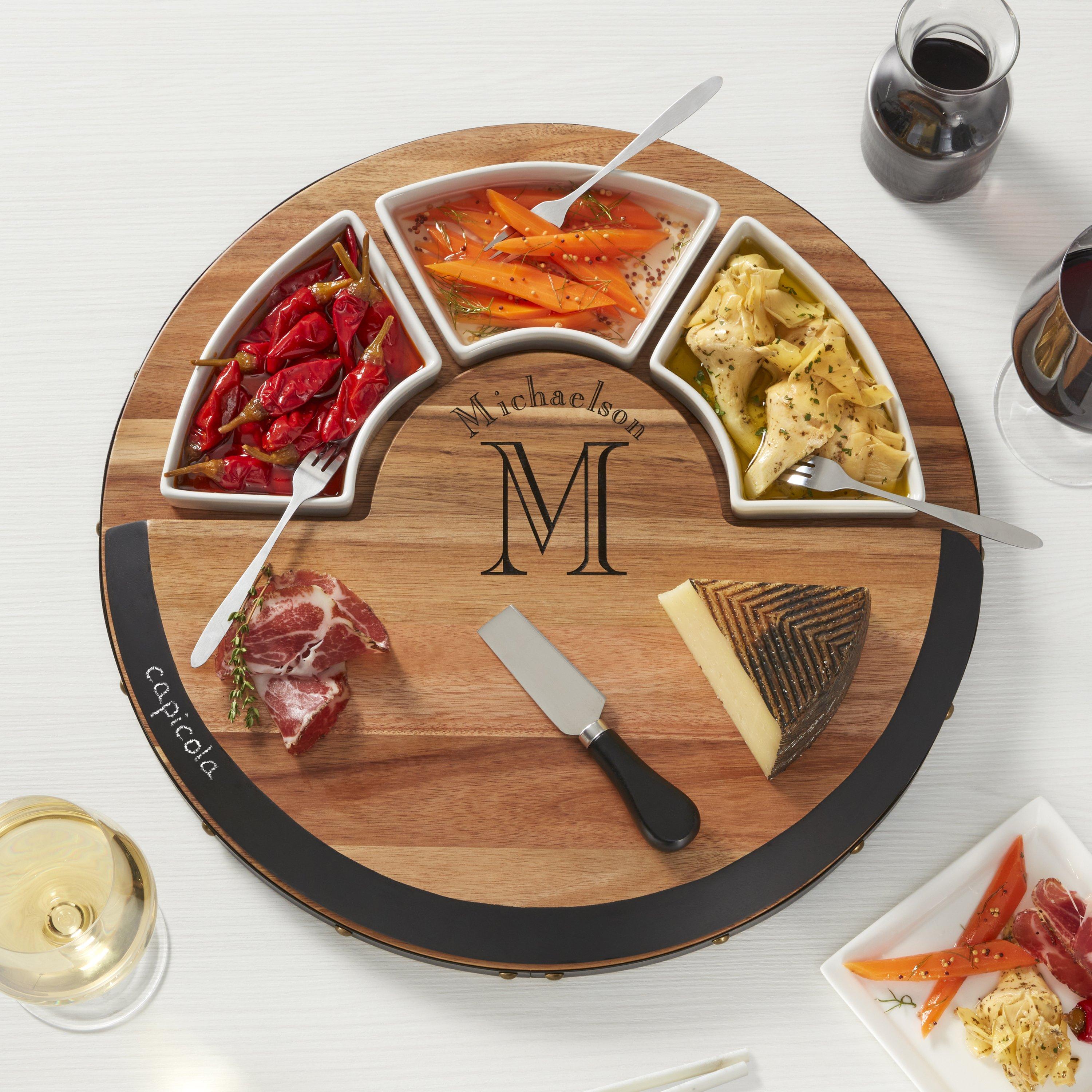 Modern Wine & Cheese Board Gift Sets, Design: N9 - Everything Etched