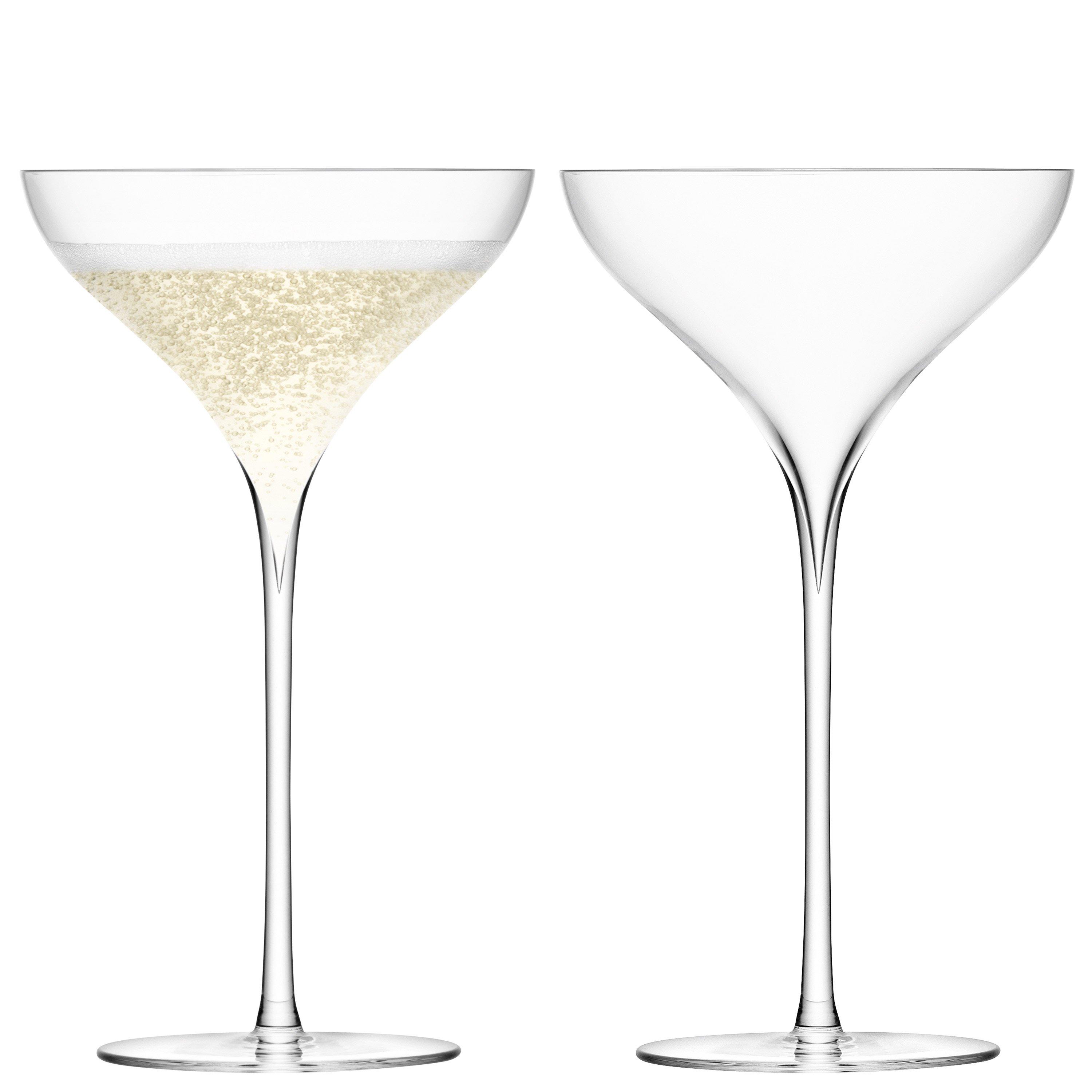 Savoy Champagne Coupe Glasses (Set of 2)