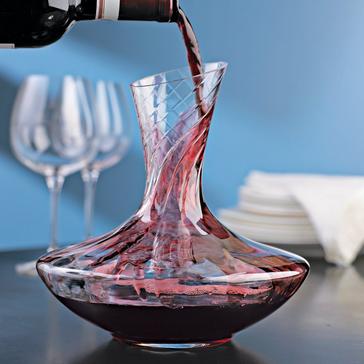 Wine Enthusiast Aerating Funnel with Removable Screen and Stand 