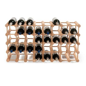 Modular 40 Bottle Wine Rack (Natural)