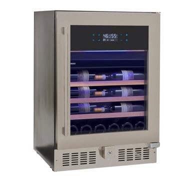 Wine Enthusiast S-Series 46 Bottle Dual Zone Wine Cellar with VinoView Display Shelving