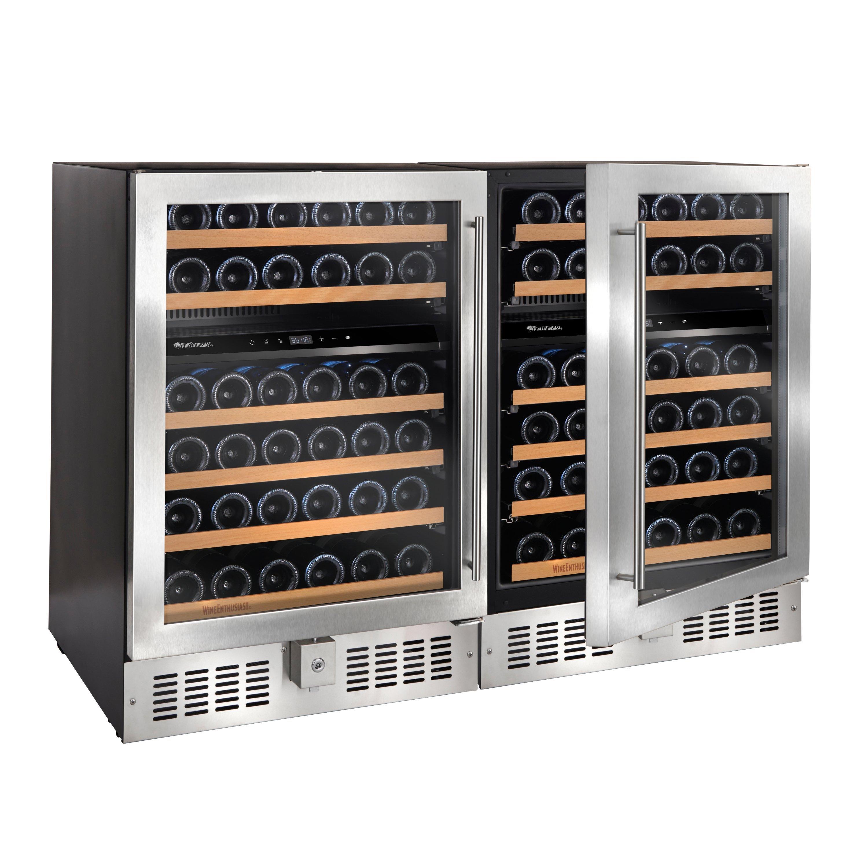 Nfinity Double S Dual Zone Wine Cellar Stainless Steel