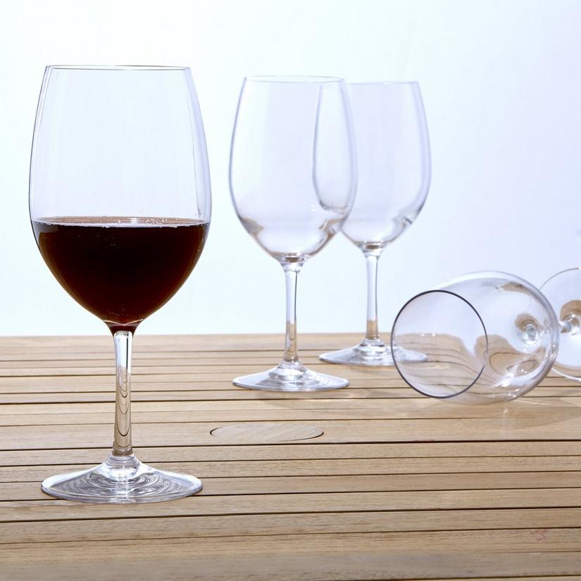 Indoor Outdoor Cabernet Merlot Wine, Patio Wine Glasses