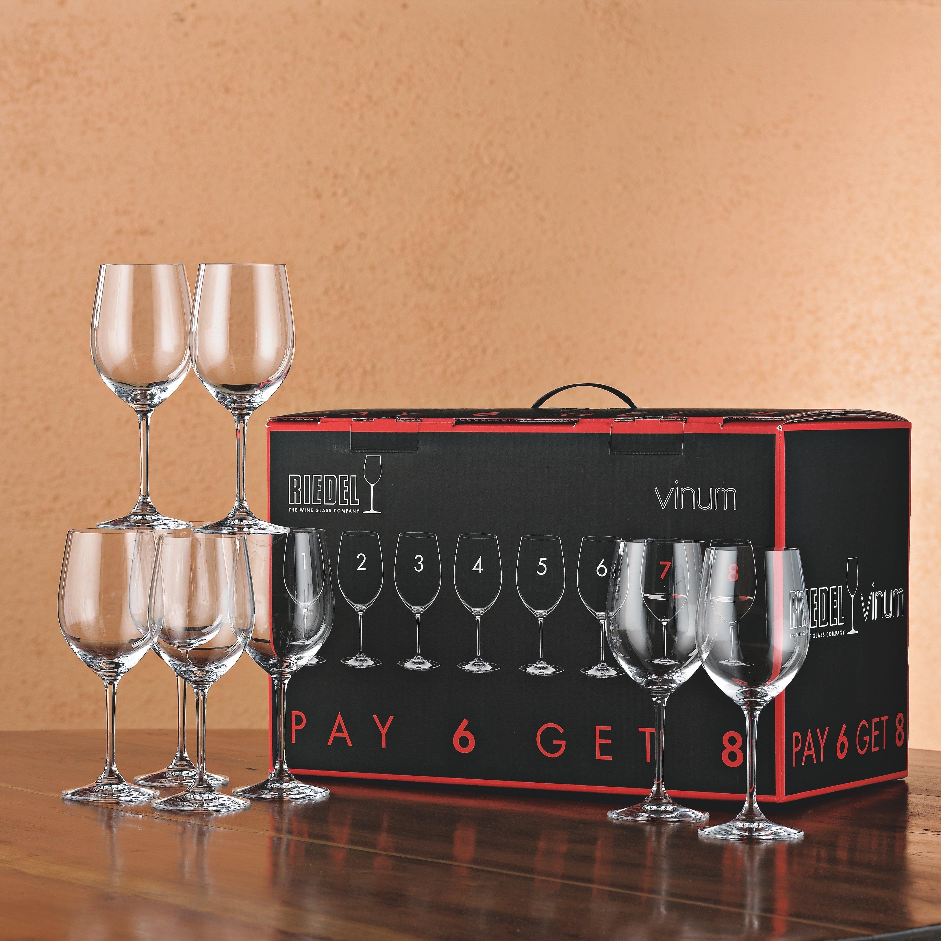 Riedel Vinum Pay 6 Get 8 Chardonnay Glasses (Set Of 8) - Wine Enthusiast