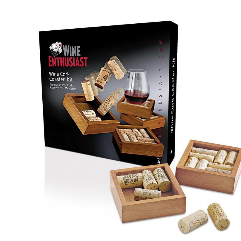 Wine Cork Coasters Kit (Set of 4)