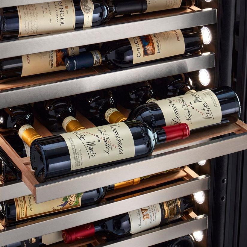 Vinothèque Café Single Zone 22.5” Counter-Depth Wine Cellar with Steady-Temp™ Cooling (Edge-To-Edge Glass Door)