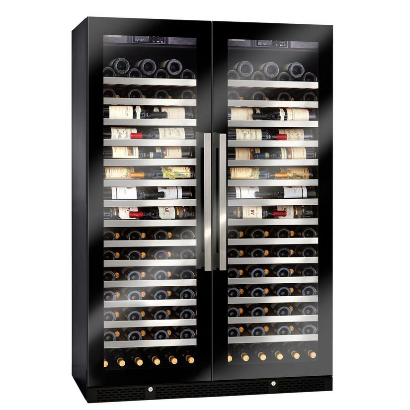 Vinothèque Café Single Zone 22.5” Counter-Depth Double Wine Cellar with Steady-Temp™ Cooling (Edge-To-Edge Glass Door)