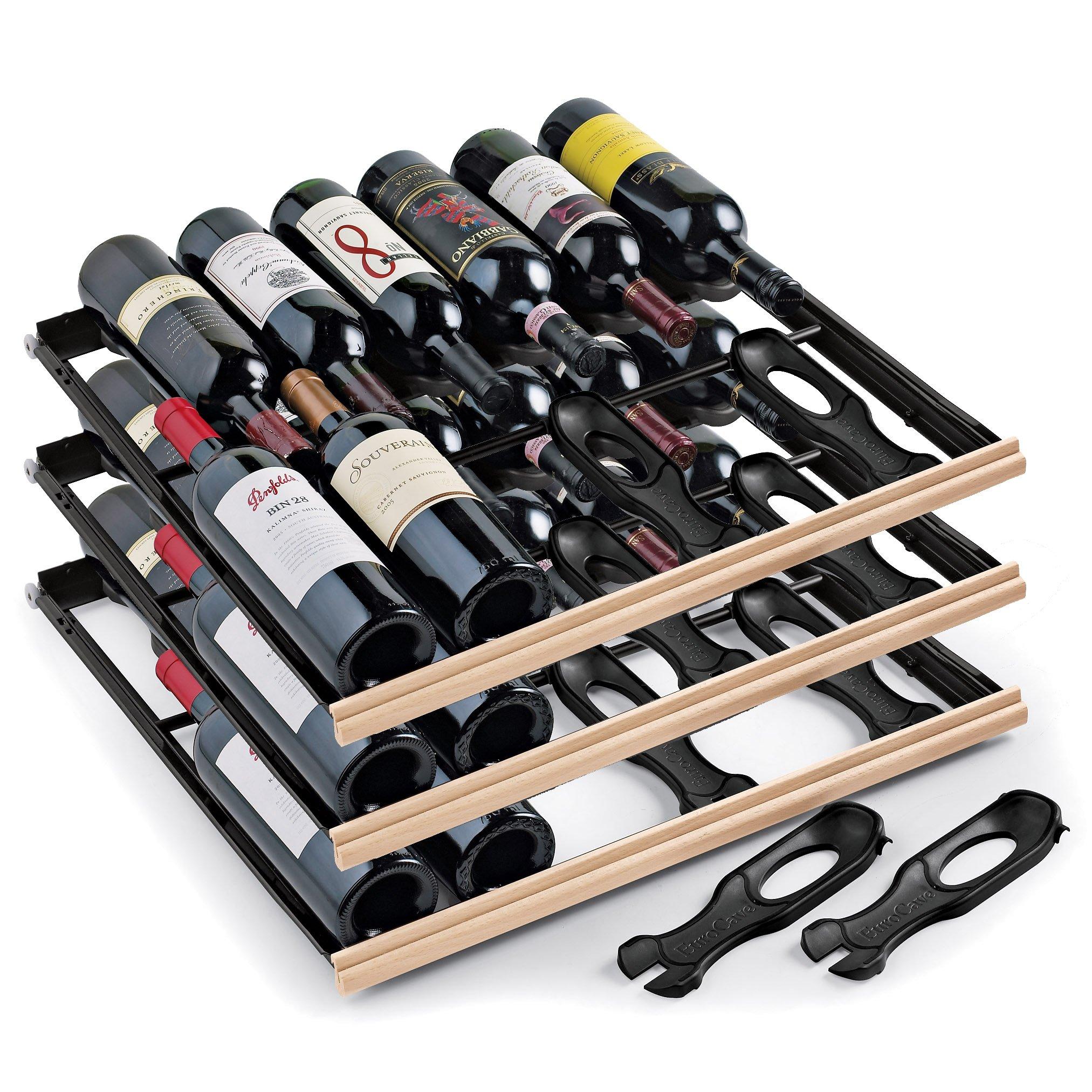 Anjou modular metal online & wood wine rack