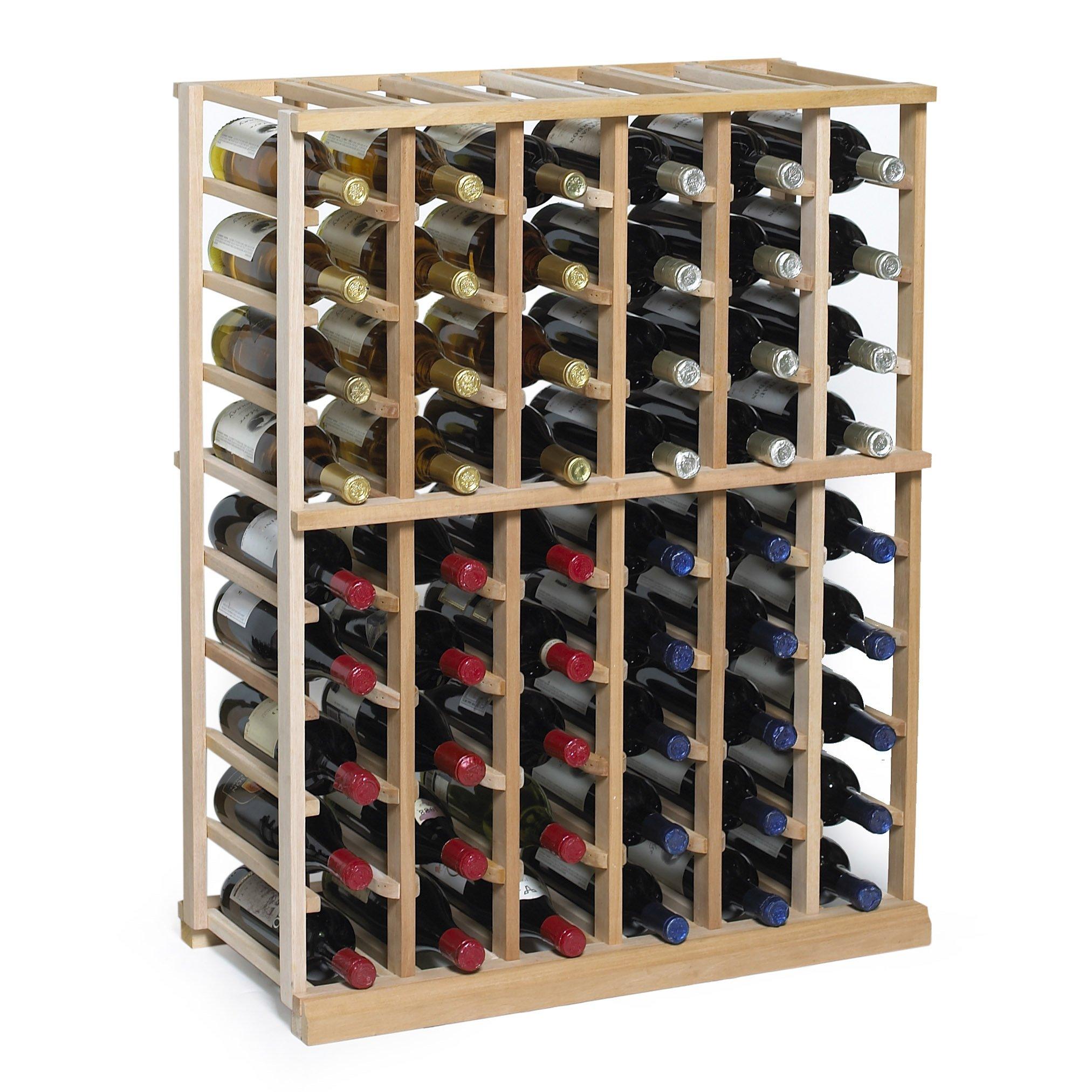 N'FINITY Wine Rack Kit - 6 Column Half Height (Natural)