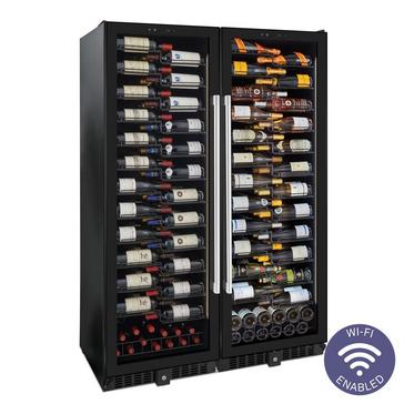 Wine Enthusiast VinoView Double L 310 Smart Wi-Fi Wine Cellar