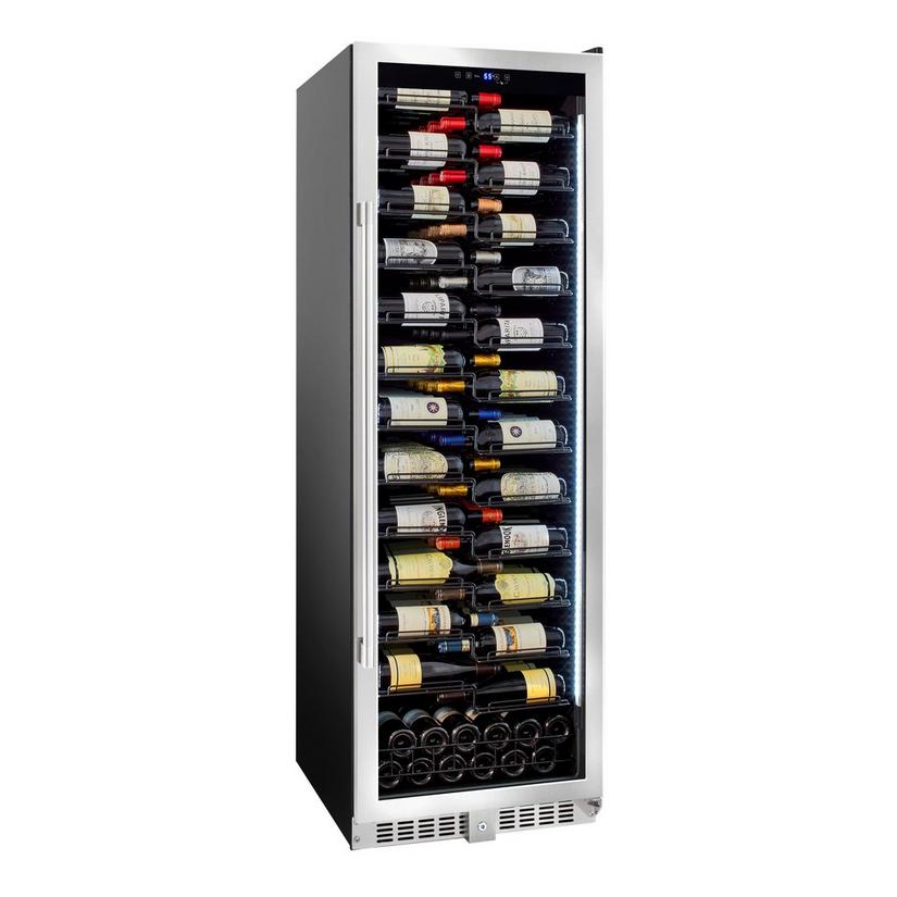 Built-In or Freestanding Wine Refrigerator Wine Enthusiast Classic L VinoView 160 Bottle Wine Cellar