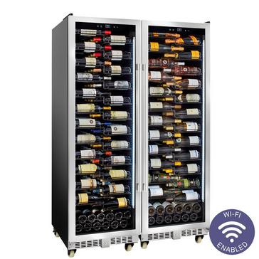 Wine Enthusiast VinoView Double L 310 Professional Smart Wi-Fi Wine Cellar