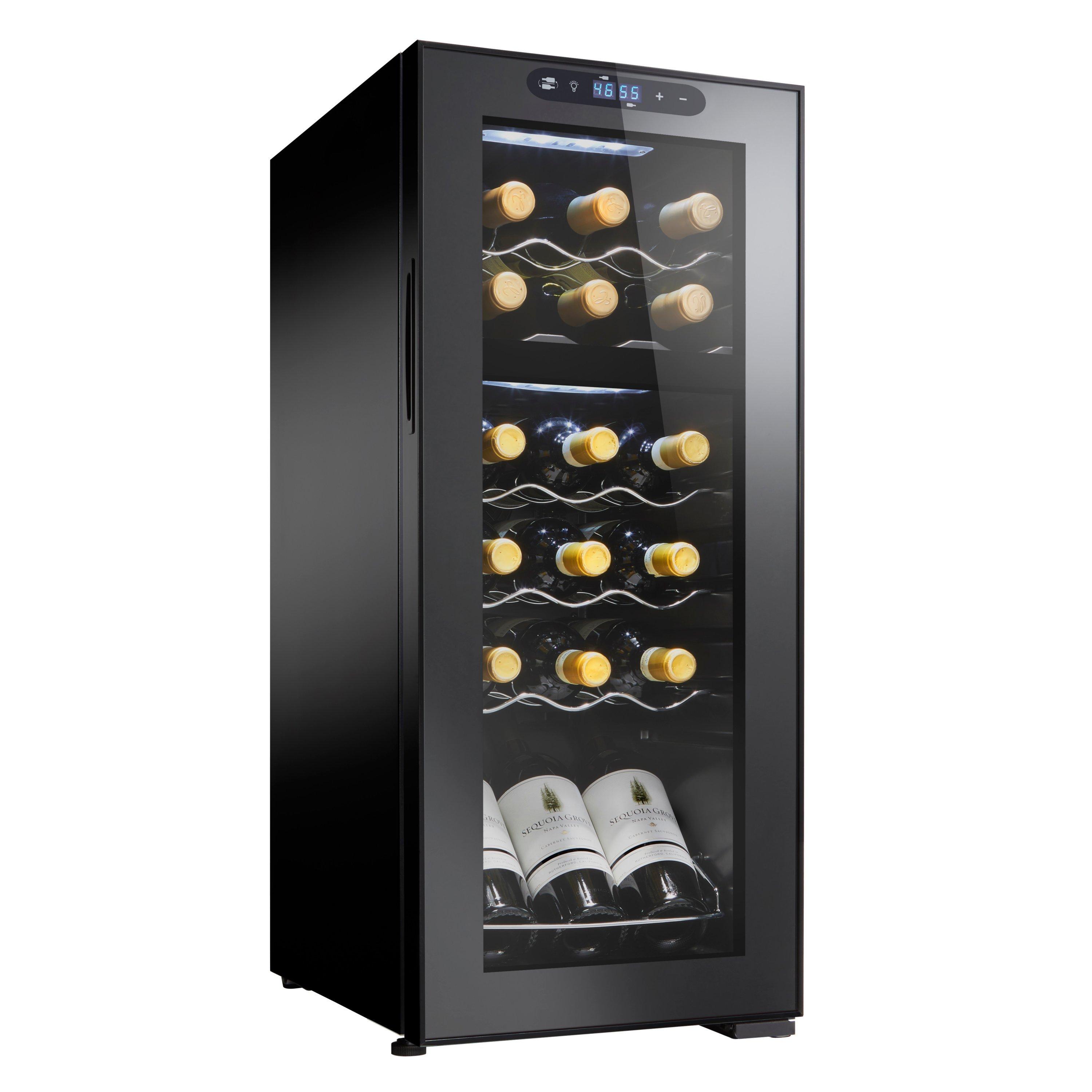 Wine Enthusiast 18-Bottle Dual Zone MAX Wine Cooler - Wine Enthusiast