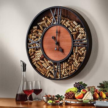Mesh Cork Catcher Clock