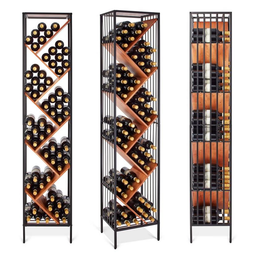 Anjou Modular Metal & Wood Wine Rack